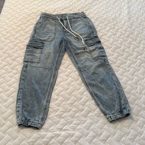 American Eagle Denim Joggers size 2